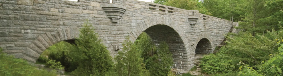 Stone Bridge in Acadia National Park